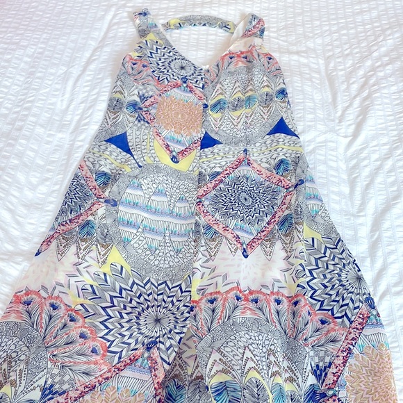 Umgee Patterned Maxi Dress - Picture 2 of 4